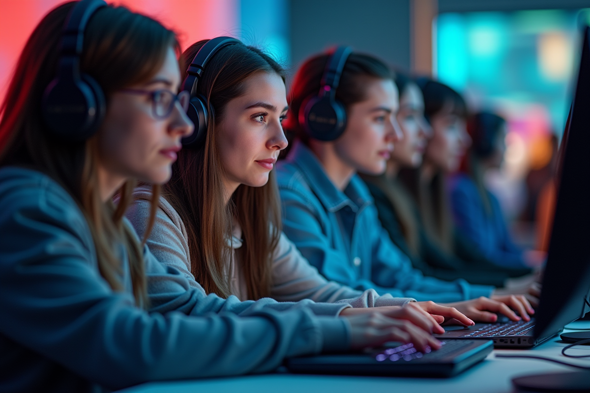 femme gamer
